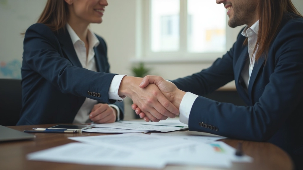 Деловая встреча и обсуждение возможностей карьерного развития